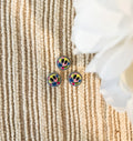 Colorful Cow Print Smiley [Single] Focal Bead
