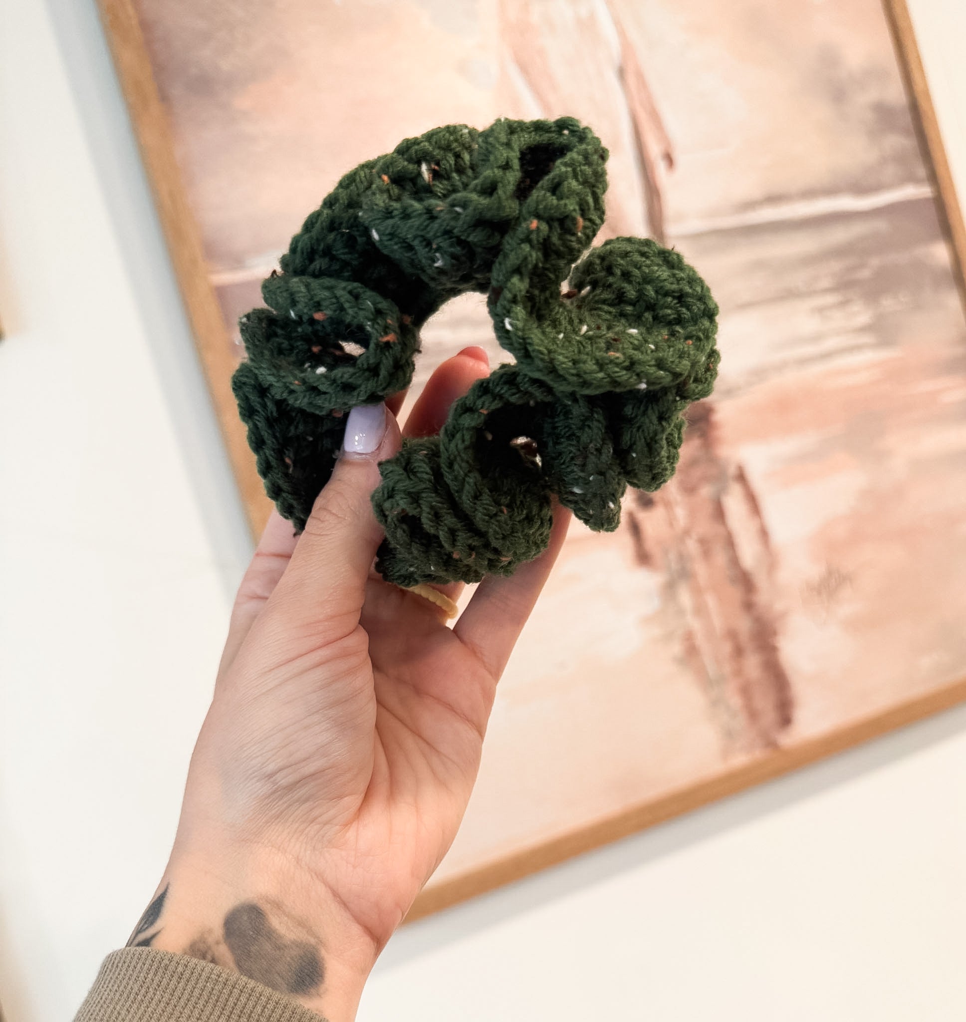 Whimsical Garden Scrunchie