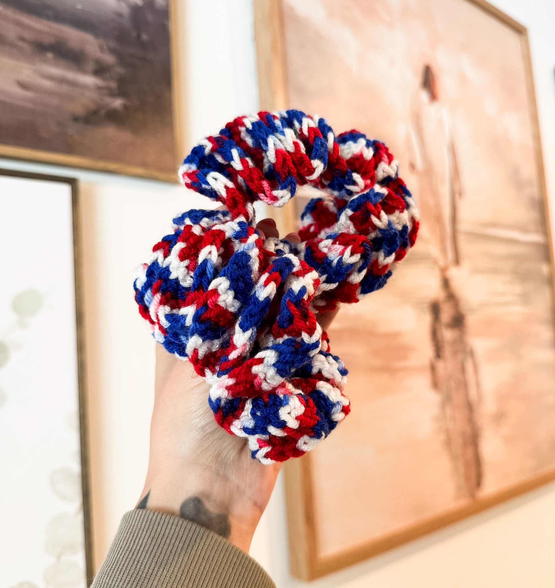 Patriotic Scrunchie
