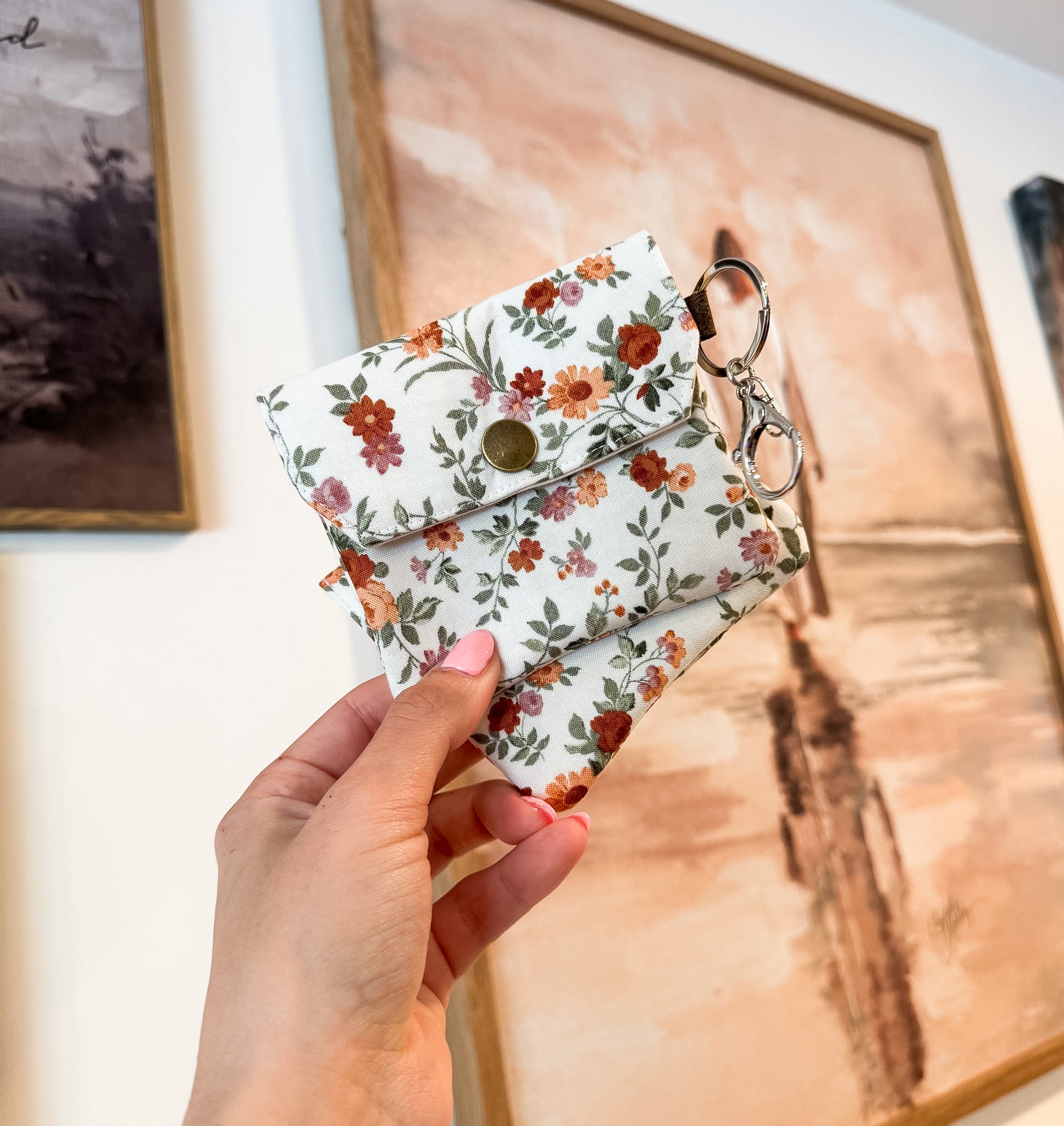 Vintage Roses Card Holder