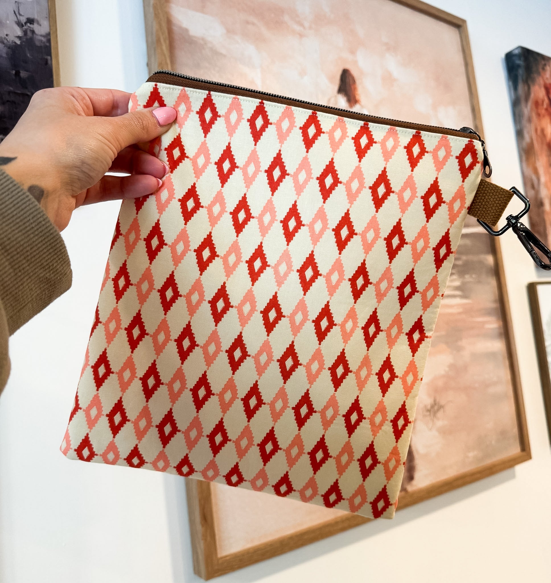 Peachy Aztec Mess Express Bag
