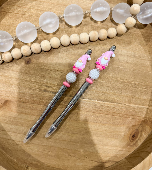 Pink Gnome REFILLABLE Pencil