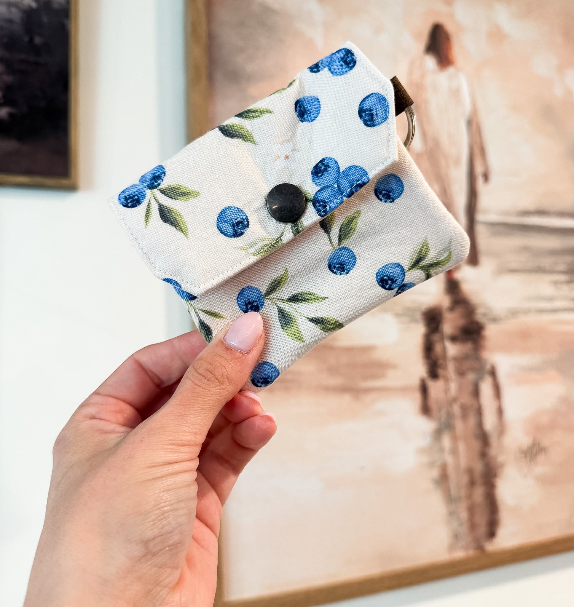 Blue Berry Card Holder