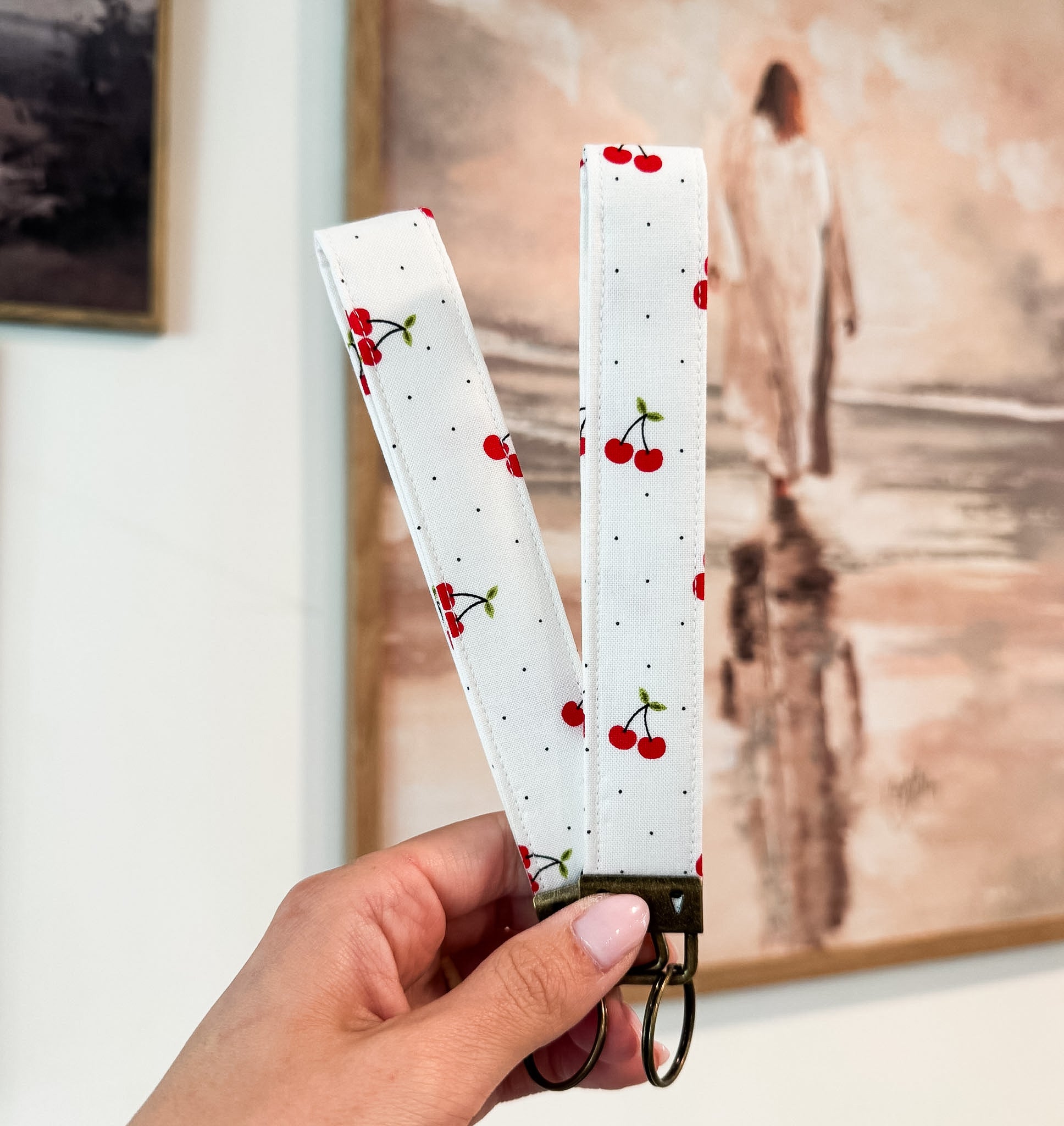 Cherries Key Fob