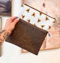 Sunflowers & Pleather Whatever Bag