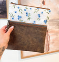Blueberries & Pleather Whatever Bag