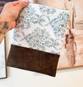 Elegant Green Floral Everyday Essential Bag