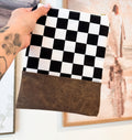 Black Checkered Everyday Essential Bag