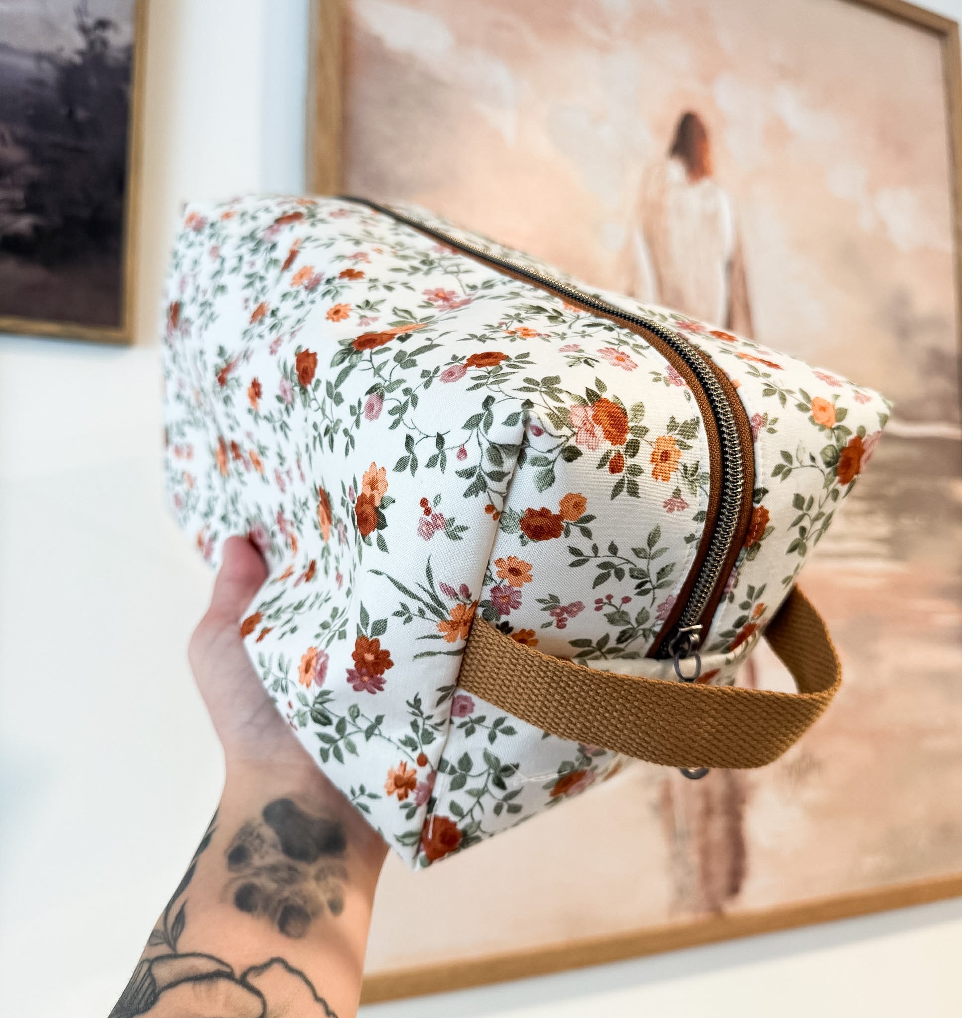 Vintage Roses XL Boxy Bag