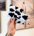Black Cow Card Holder