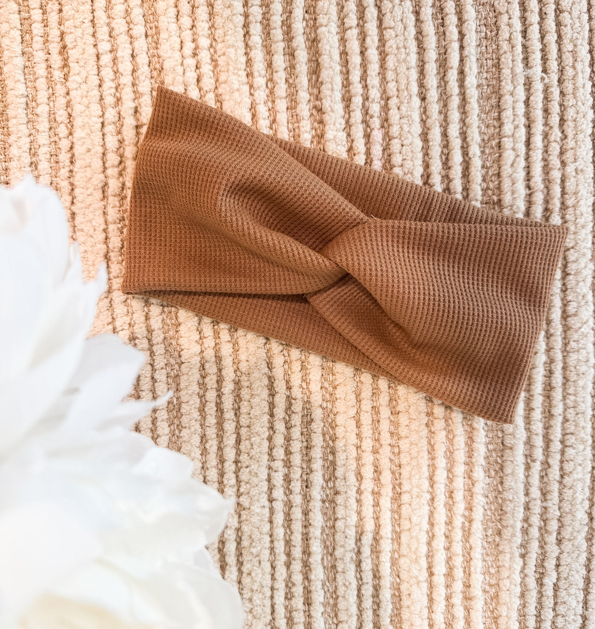 Mocha Heavy Knit Headwrap
