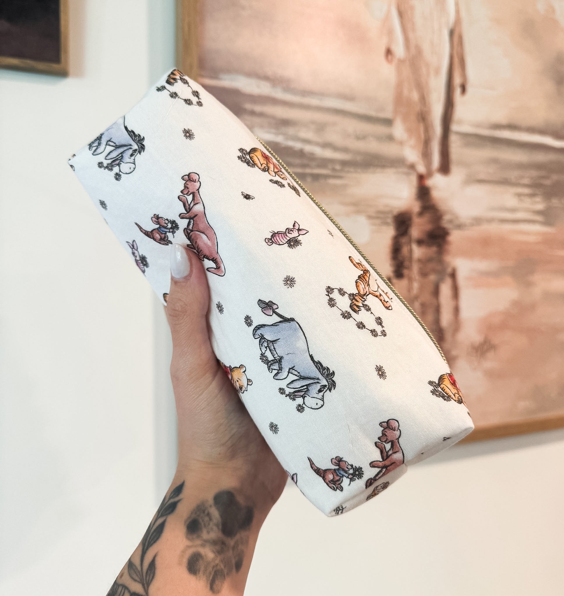 Bear and Friends Boxy Pencil Pouch