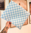 Blue Checkered Quilted Laptop Sleeve