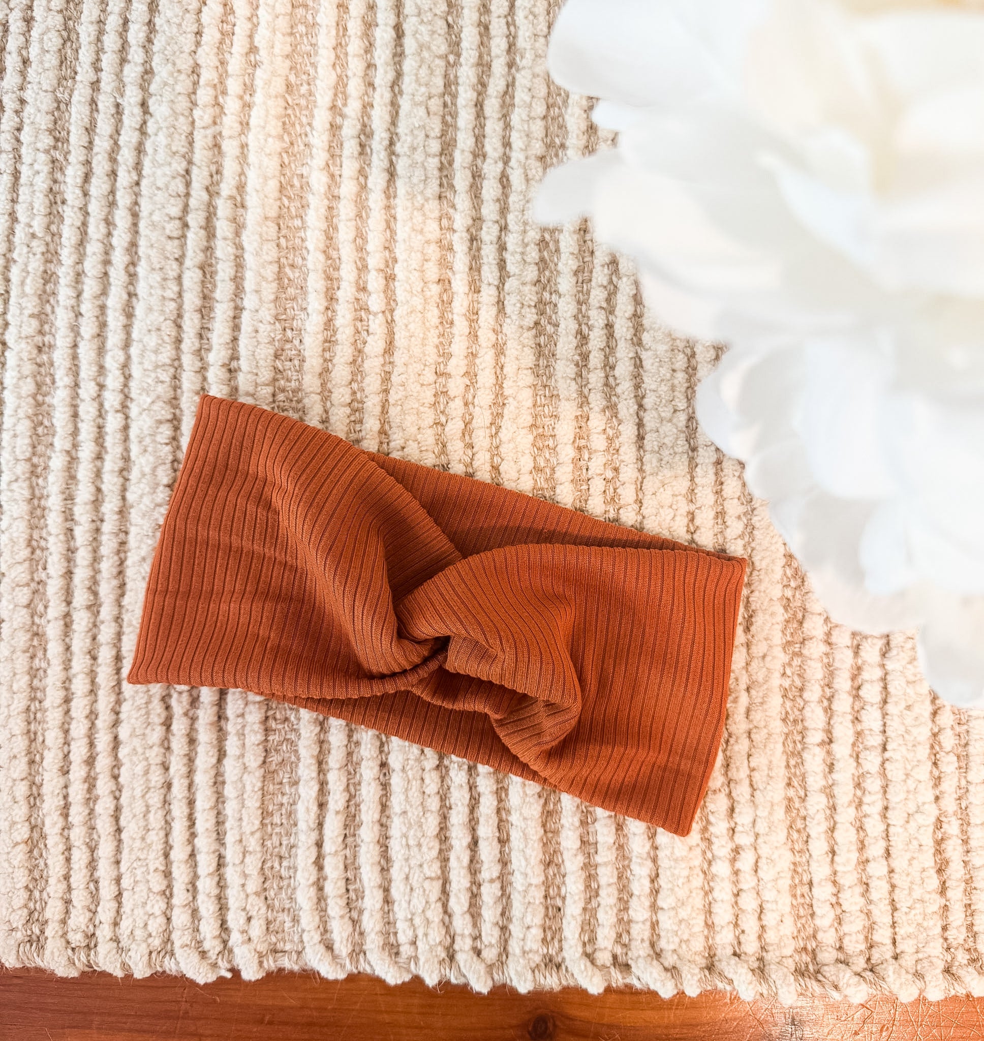 Yam Ribbed Knit Headwrap