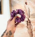 Purple Tye Scrunchie