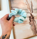 Blue Tye Dye Scrunchie