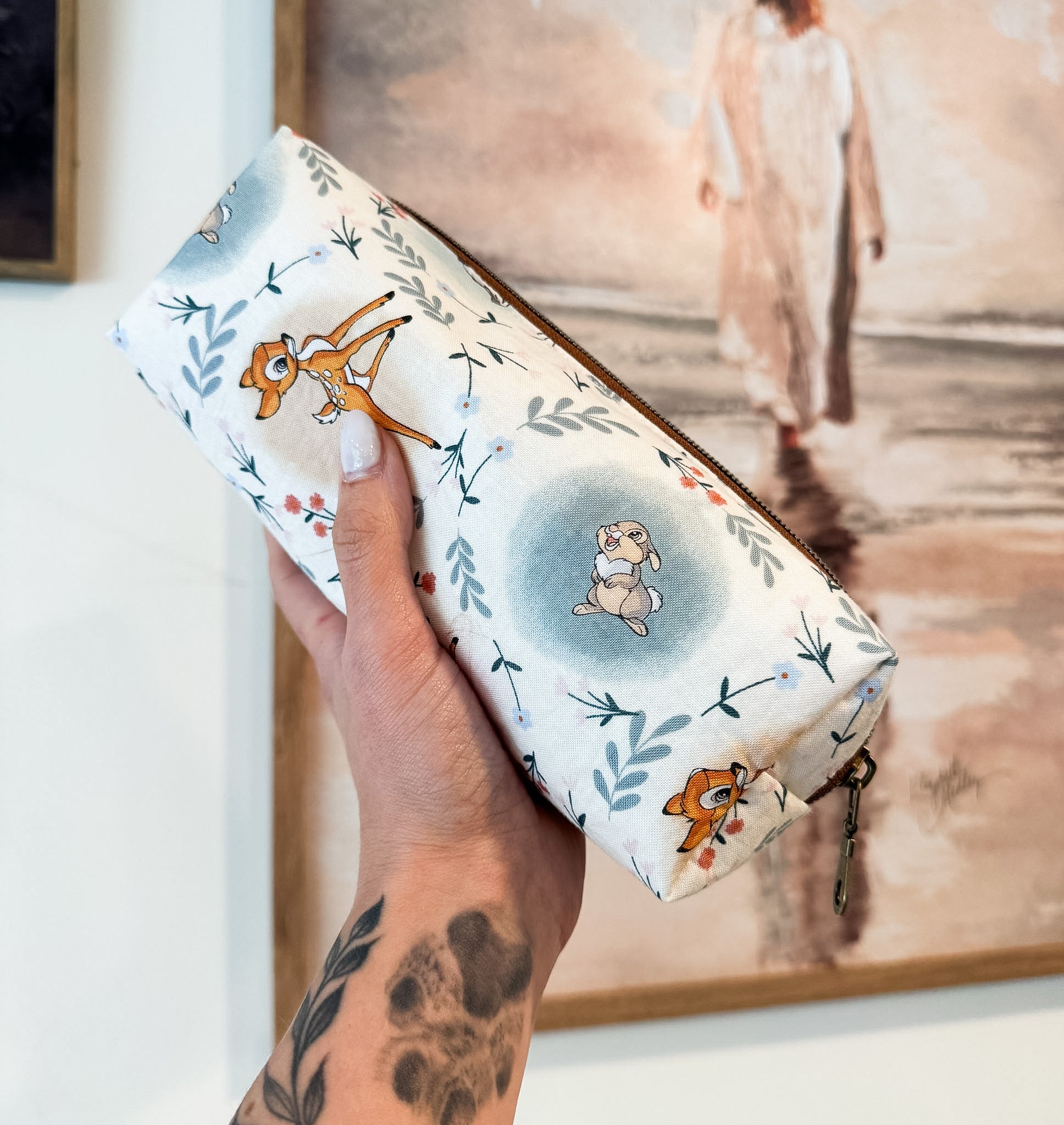 Little Deer and Friends Boxy Pencil Pouch