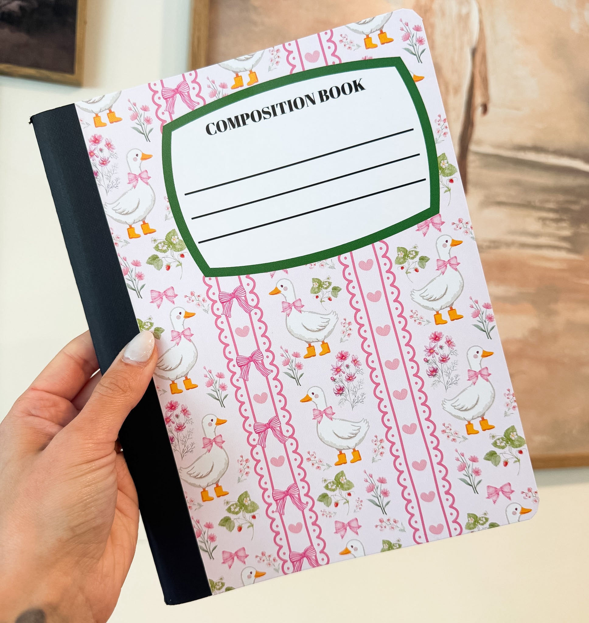 Pink Gooses Notebook