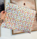 Floral and Bows Quilted Laptop Sleeve
