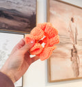 Pumpkin Crochet Scrunchie