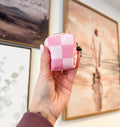 Pink Checkered Clip & Go