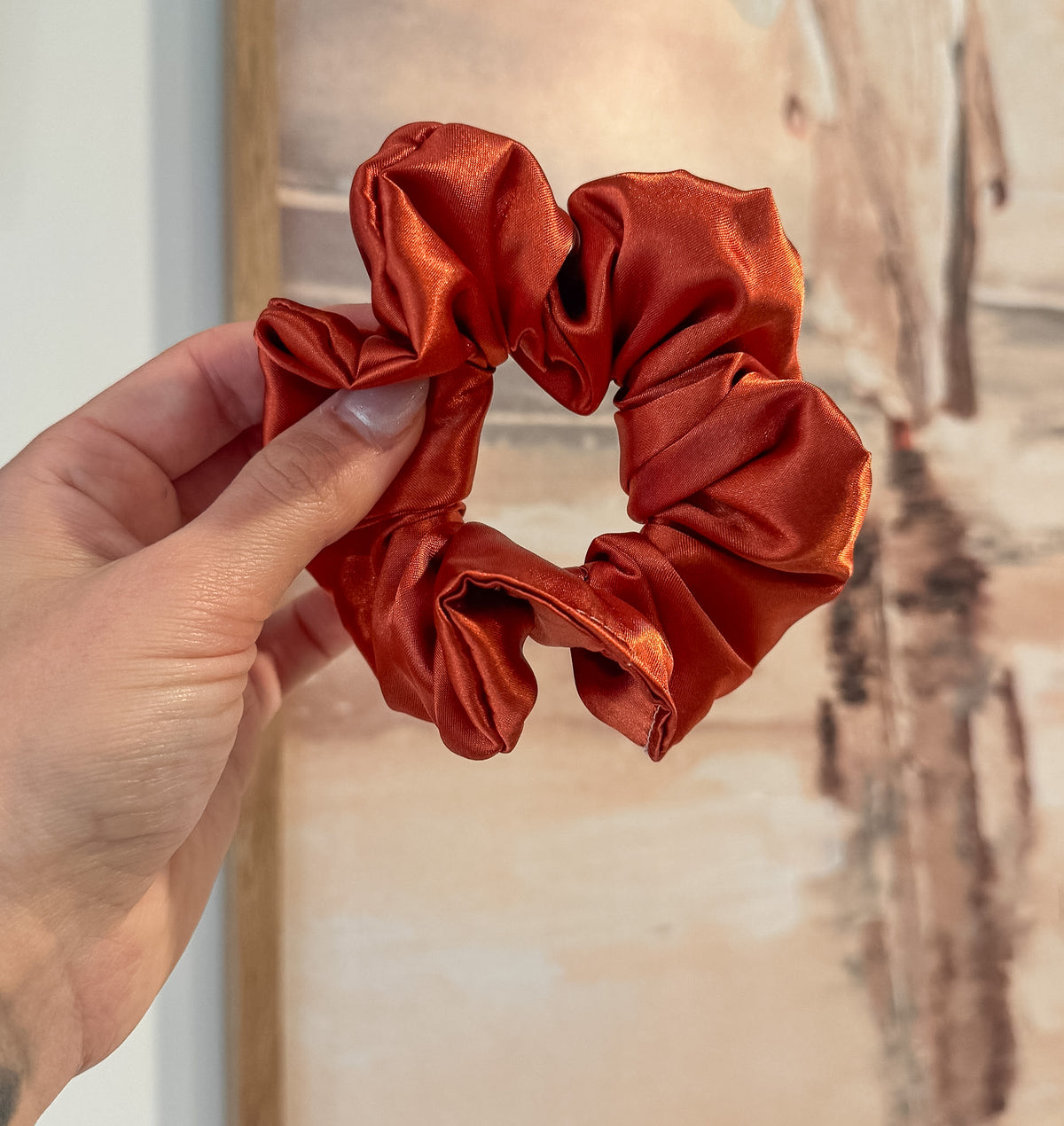 Yam Satin Scrunchie