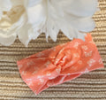 Pink Butterfly Ribbed Knit Headwrap