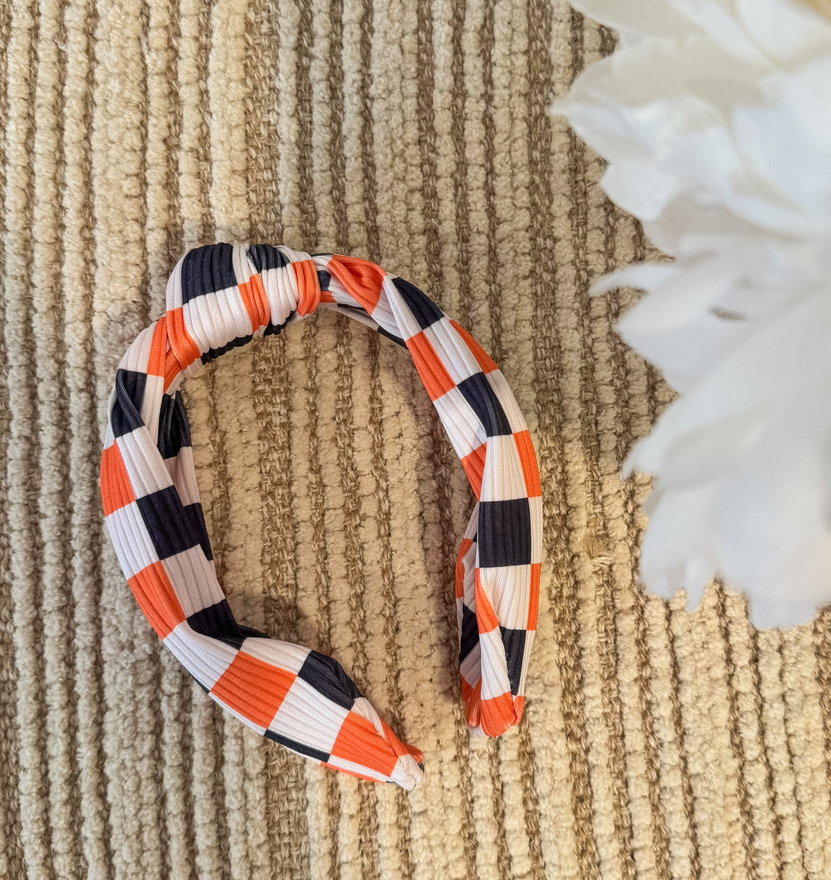 Halloween Checkered Headband