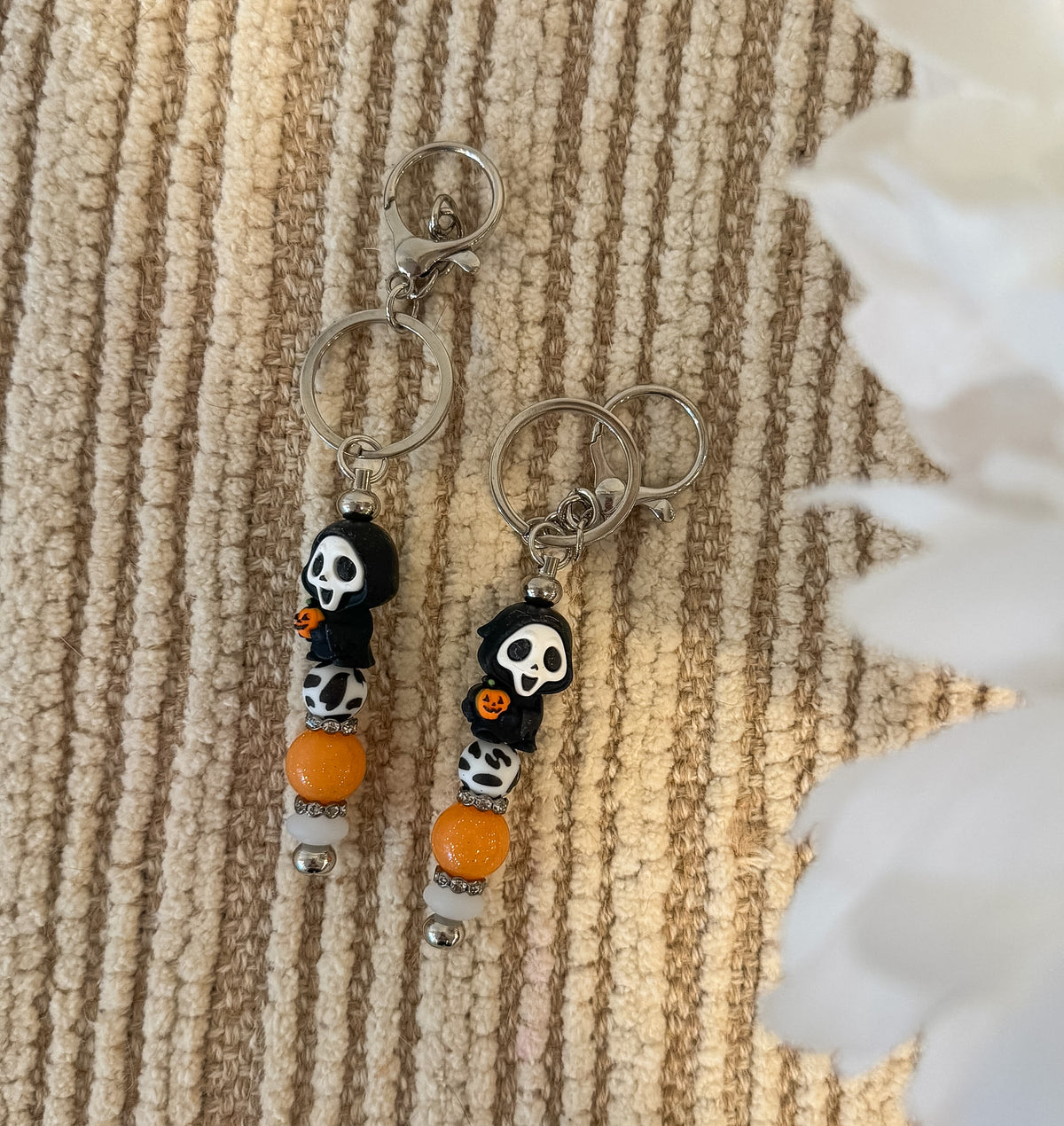 Ghost Face Bar Keychain