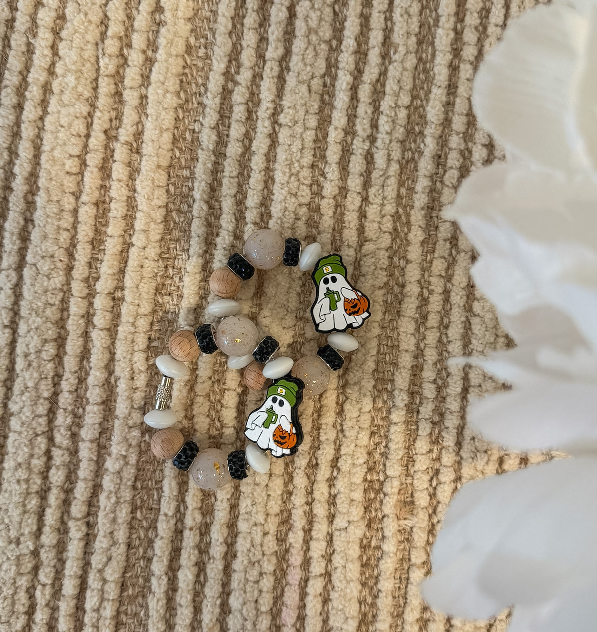 Beanie Ghost Cup Charm