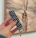 Houndstooth Scrunchie Keychain
