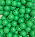 Green 12mm Round Bead-SINGLE