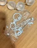White Bar Keychains-SINGLE