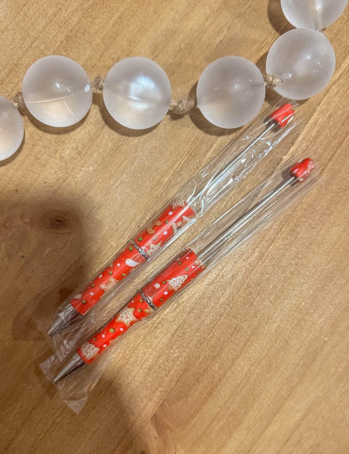 Red Christmas Cookie Refillable Pen-Single