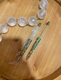 Green Wreaths Refillable Pen-Single
