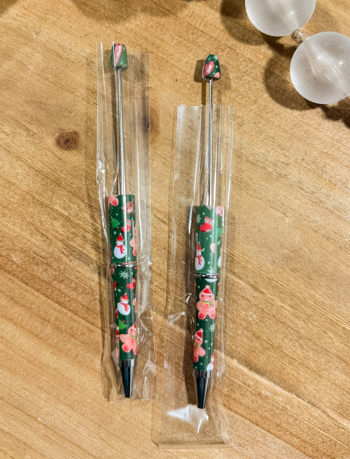 Green Gingerbread Refillable Pen-Single
