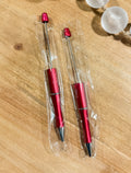Matte Red Refillable Pen-Single