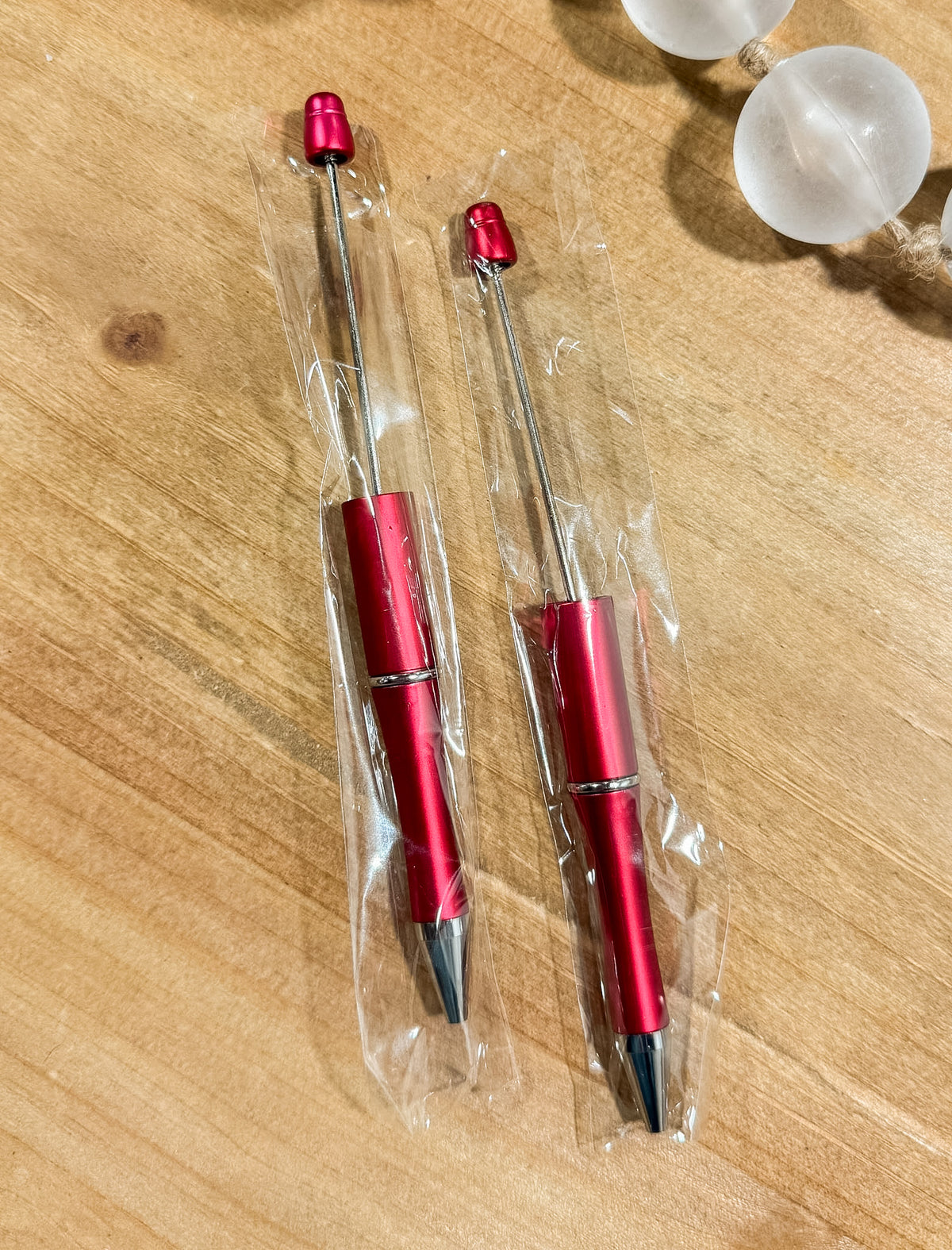 Matte Red Refillable Pen-Single