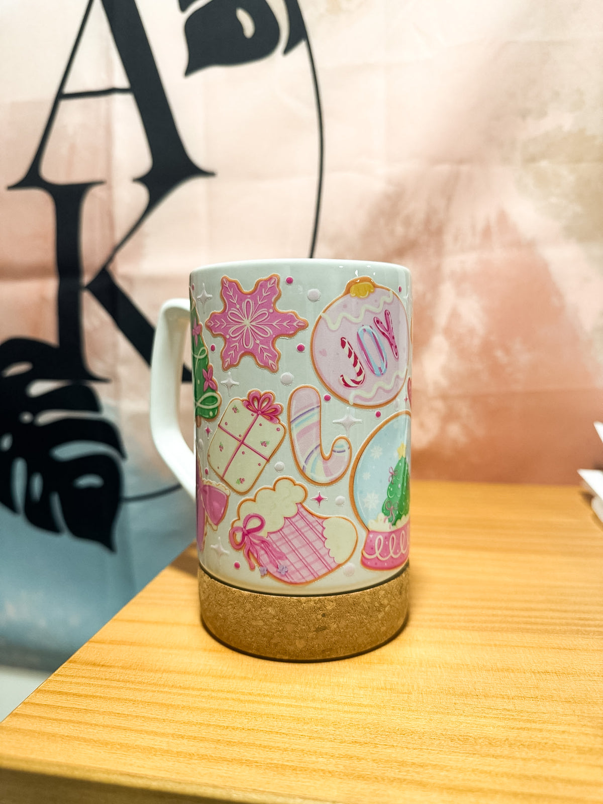 Pink Sugar Cookies White Mug