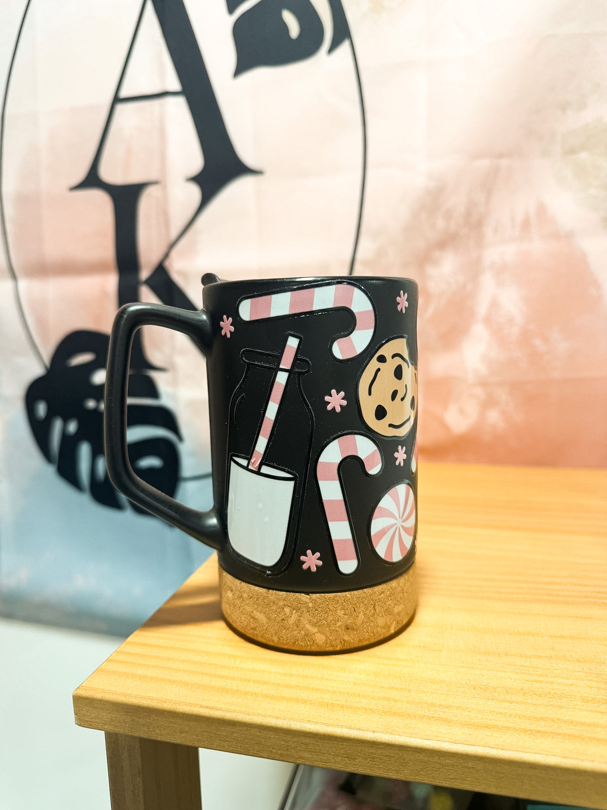 Milk and Cookies Black Mug