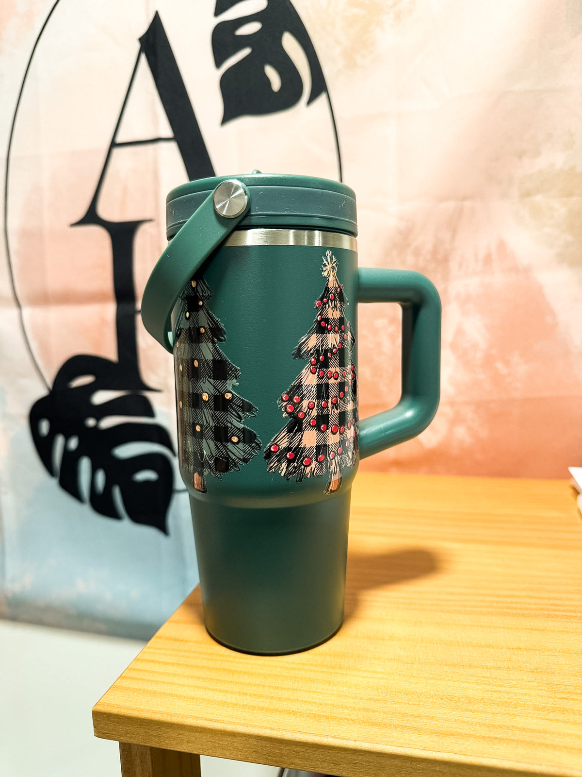 Christmas Tree Sea Green Tumbler