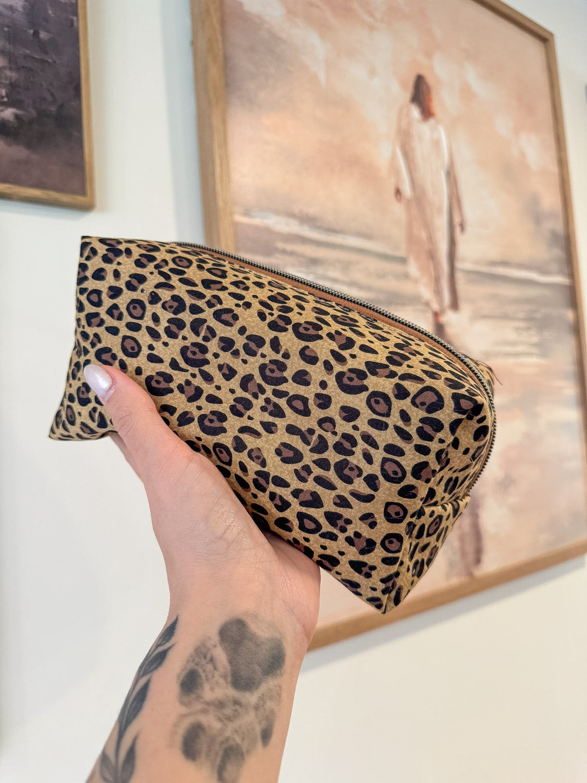 Leopard Boxy Bag