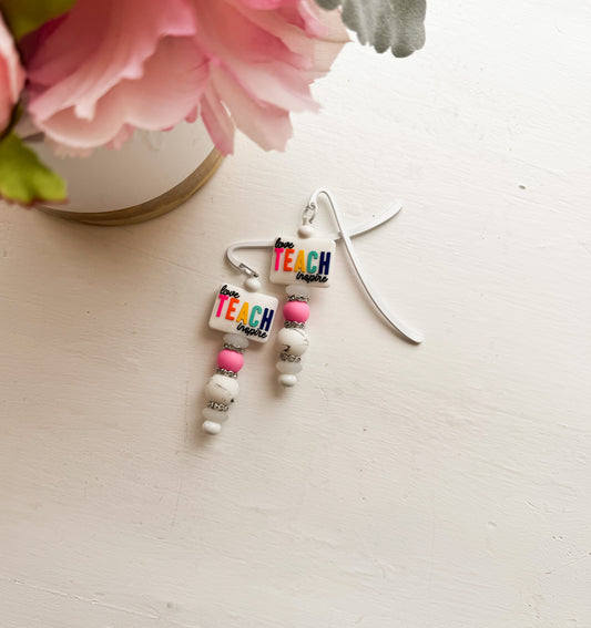 Love Teach Inspire Bookmark
