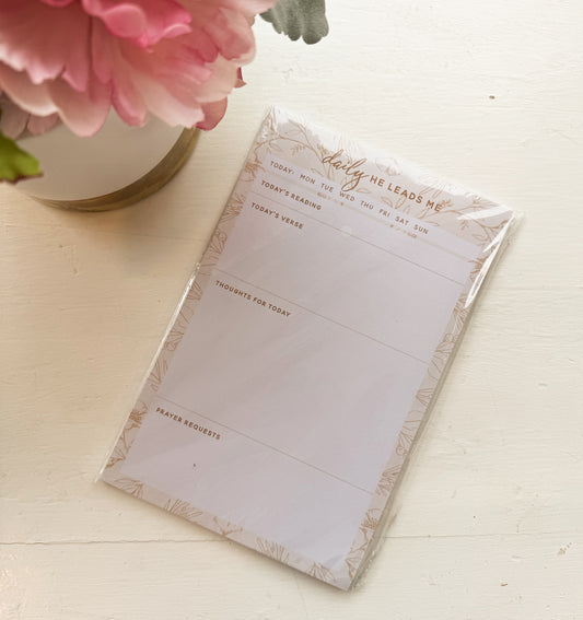 Daily Grace Co. Head Leads Me Notepad