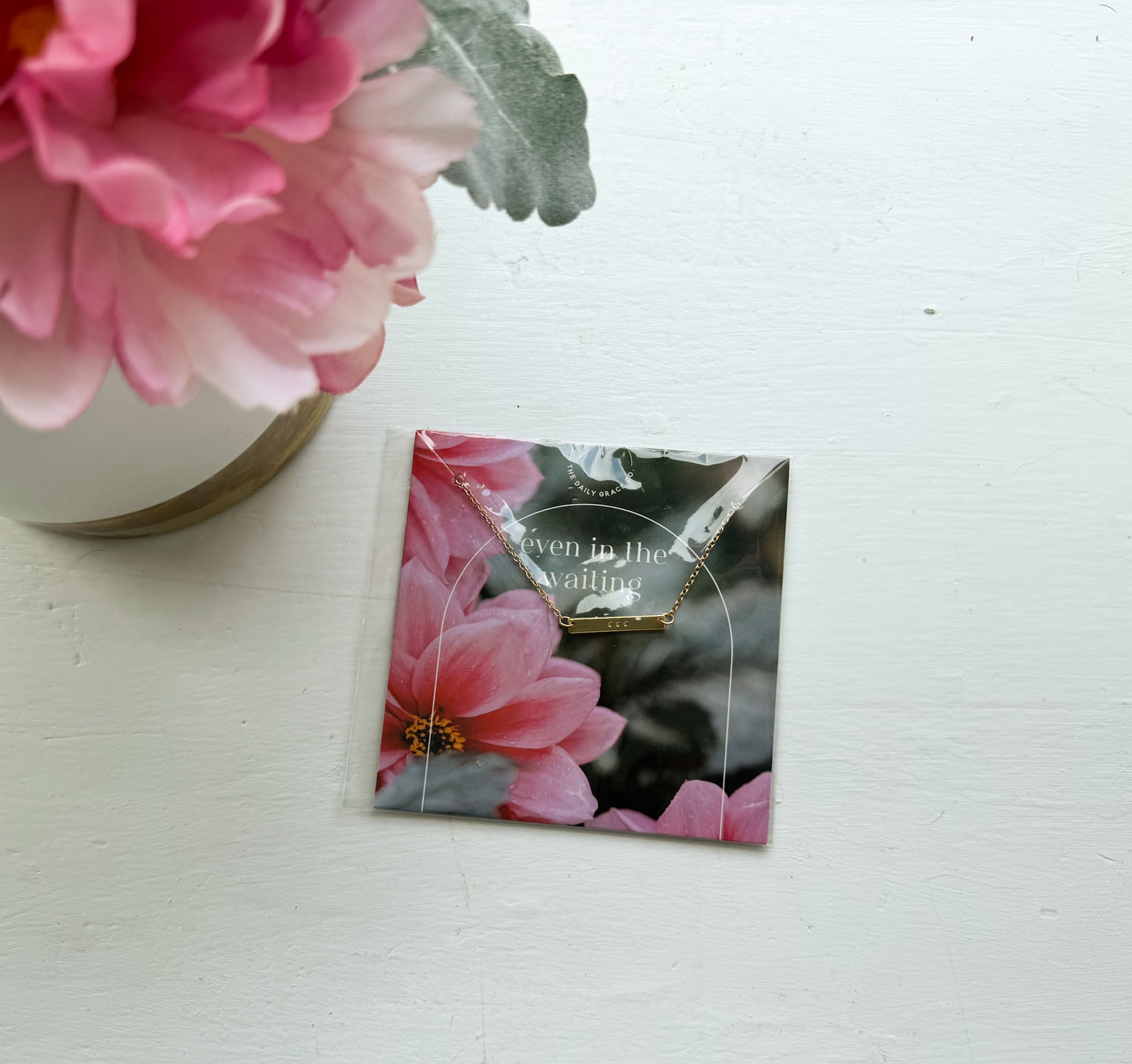 Daily Grace Co. Even in the Waiting Necklace - FINAL SALE