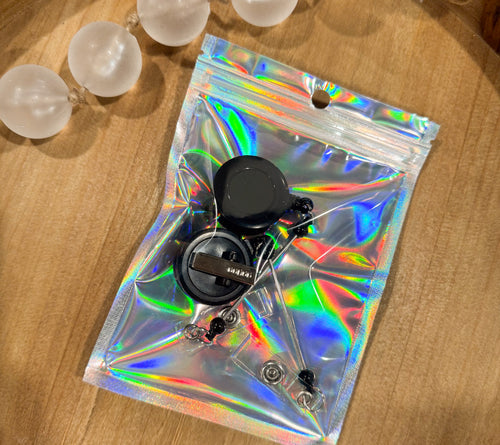 2pk Black Bar Badge Reels