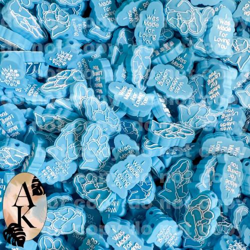 I was Made for Loving You [Blue Single] | Focal Bead - FINAL SALE