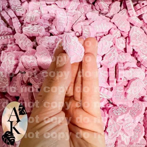 I was Made for Loving You [Pink Single] | Focal Bead - FINAL SALE