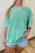 Mint Distressed Tee