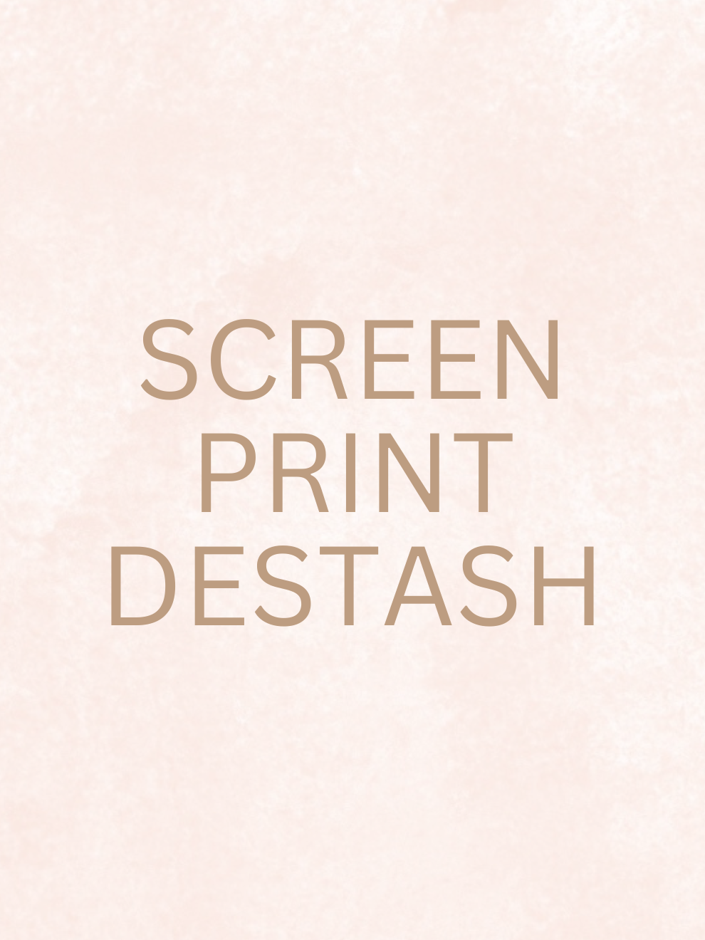 Destash Screen Prints and Patches Packs